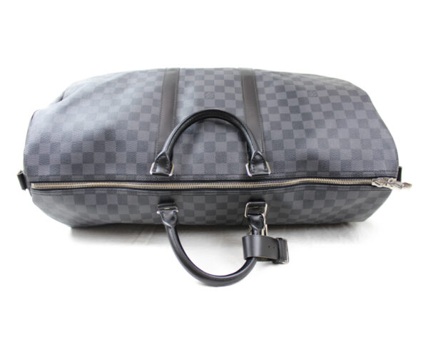 imgrc0073203496 Louis Vuitton Keepall 55 Bandouliere Travel Bag Damier Graphite