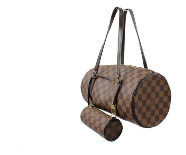 imgrc0073204224 Louis Vuitton Papillon 30 Shoulder Bag Damier Nubé Brown