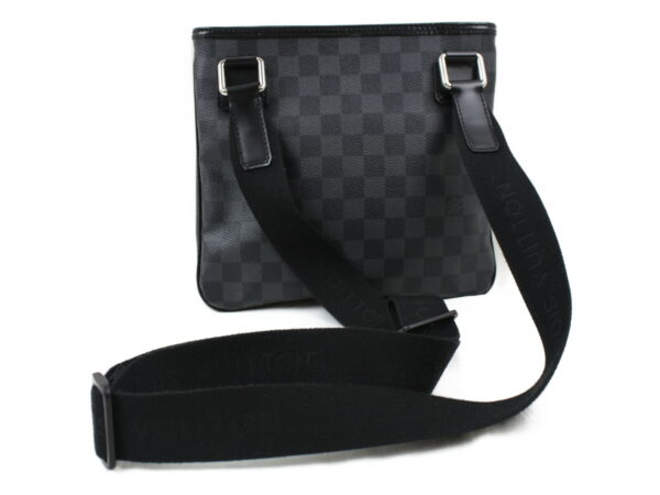 imgrc0073205104 Louis Vuitton Thomas Shoulder Bag Damier Graphite Black Gray