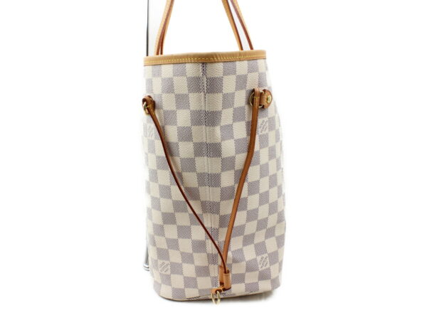 imgrc0073213122 Louis Vuitton Neverfull MM Tote Bag Damier Azur Brown