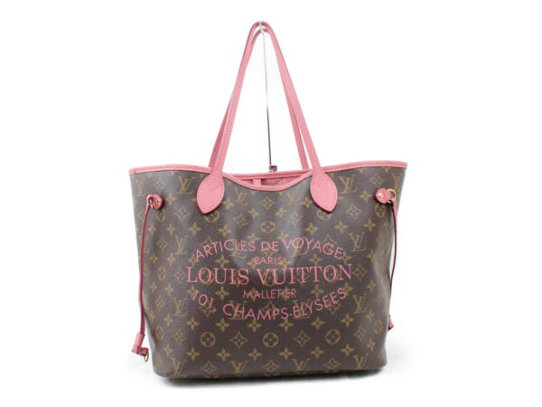 imgrc0073213807 Louis Vuitton Neverfull MM Tote Bag Ikat Flower Pink