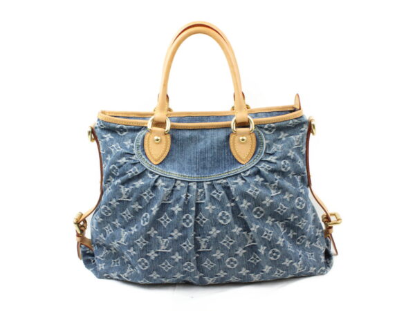 imgrc0073224466 Louis Vuitton Neo Cabby GM Tote Bag Monogram Denim Blue