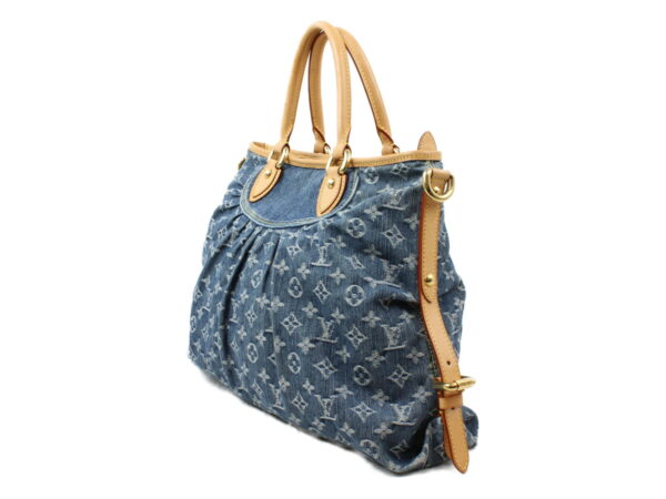 imgrc0073224468 Louis Vuitton Neo Cabby GM Tote Bag Monogram Denim Blue