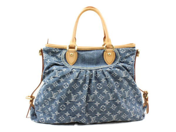 imgrc0073224469 Louis Vuitton Neo Cabby GM Tote Bag Monogram Denim Blue