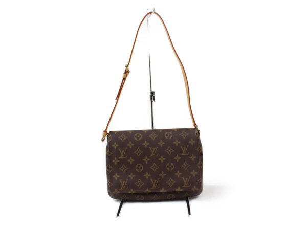 imgrc0073230364 Louis Vuitton Musette Tango Shoulder Bag Monogram Brown