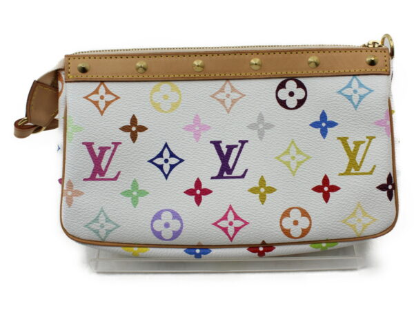 imgrc0073230490 Louis Vuitton Pochette Accessoire Suede Leather Multicolor