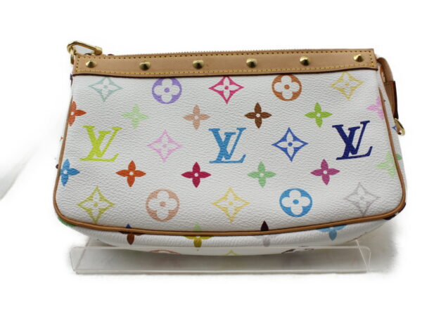 imgrc0073230493 Louis Vuitton Pochette Accessoire Suede Leather Multicolor