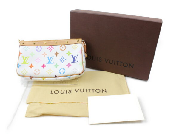 imgrc0073230498 Louis Vuitton Pochette Accessoire Suede Leather Multicolor