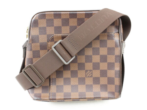 imgrc0073234863 Louis Vuitton Olaf PM Shoulder Bag Damier Ebene Brown