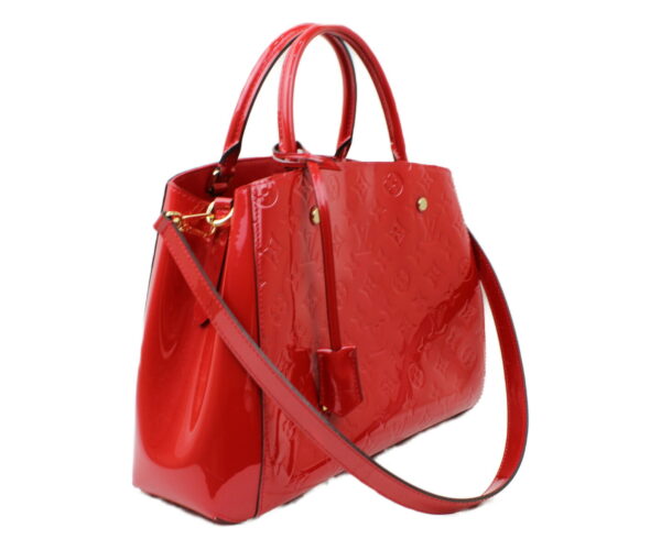 imgrc0073242804 Louis Vuitton Montaigne MM 2WAY Bag Monogram Vernis Red