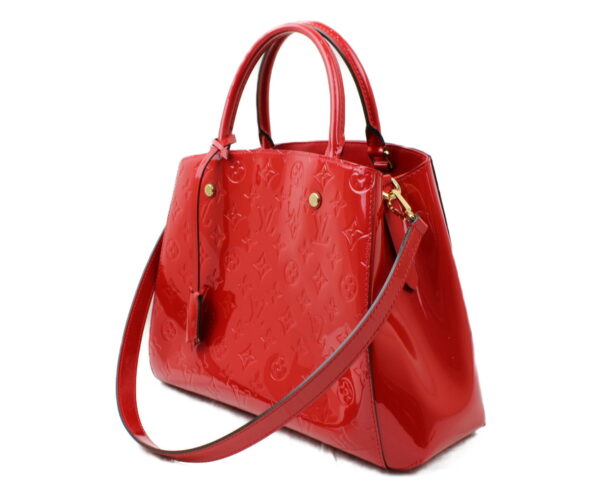 imgrc0073242805 Louis Vuitton Montaigne MM 2WAY Bag Monogram Vernis Red