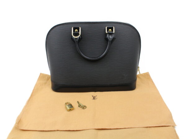 imgrc0073445554 Louis Vuitton Alma Handbag Epi Black