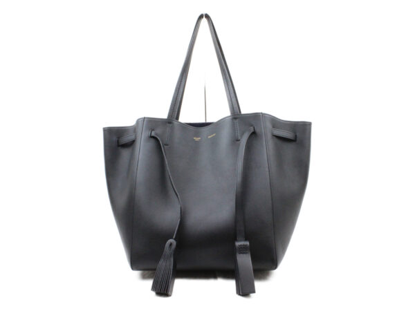 imgrc0073454197 Celine Phantom Tassel Leather Tote Bag Black