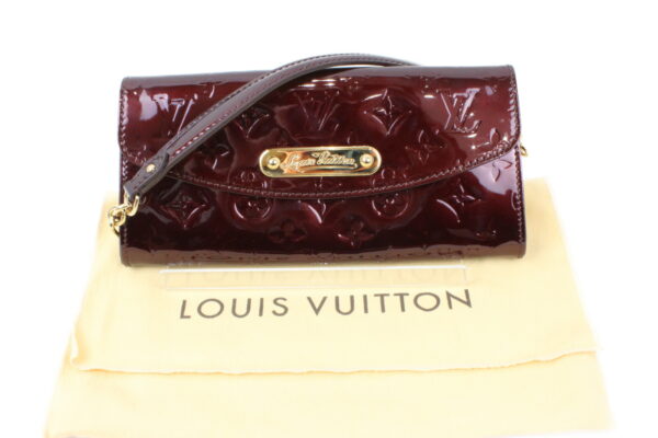 imgrc0073459965 Louis Vuitton Sunset Bluebird Wallet Bag Monogram Vernis