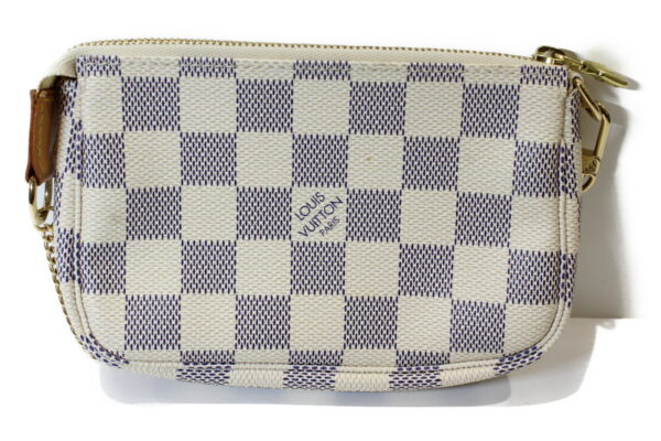 imgrc0073632594 Louis Vuitton Mini Pochette Accessoire Accessory Case Damier Azur