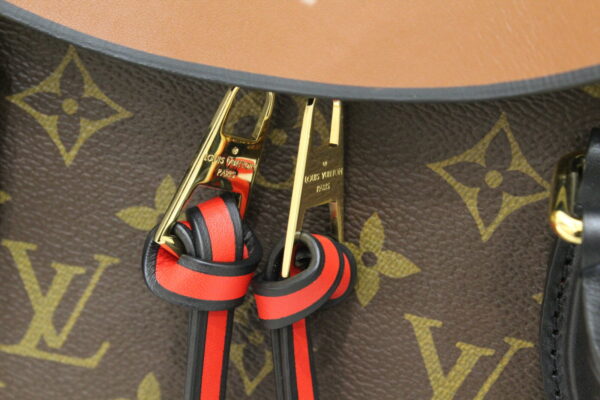 imgrc0073664934 Louis Vuitton Tuileries Tote Bag Monogram Canvas Camel Noir Red