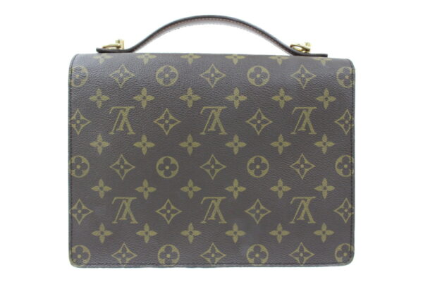 imgrc0073665252 Louis Vuitton Monceau Handbag Monogram Brown Beige