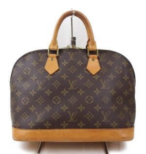 imgrc0073667254 Louis Vuitton Alma Handbag Monogram Brown Beige