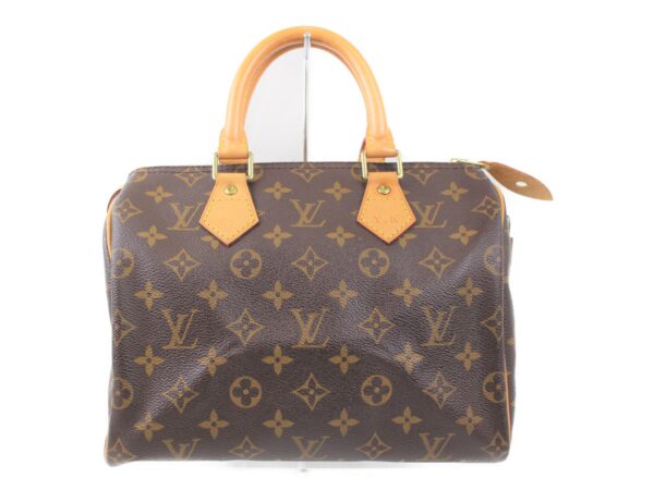 imgrc0073673931 Louis Vuitton Speedy 25 Bag Monogram Brown Beige