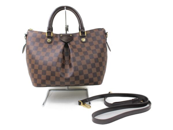 imgrc0073675850 Louis Vuitton Sienna PM Tote Bag Damier Ebene Brown