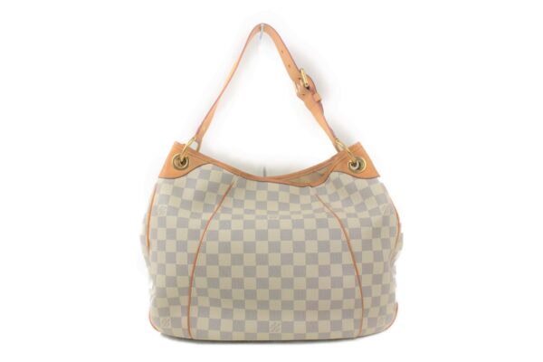 imgrc0073684471 Louis Vuitton Galliera PM Shoulder Bag Damier Azur White Gray Beige