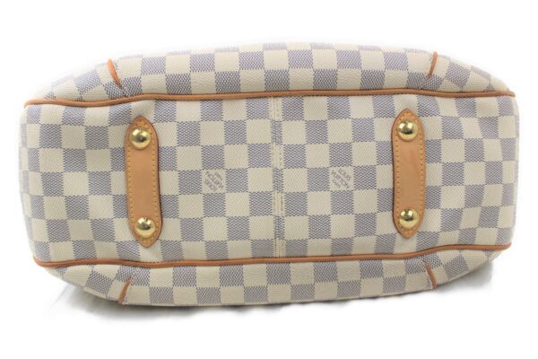 imgrc0073684474 Louis Vuitton Galliera PM Shoulder Bag Damier Azur White Gray Beige