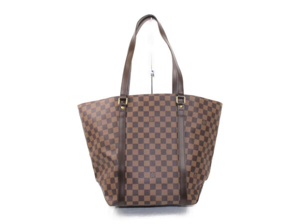 imgrc0073687853 Louis Vuitton Sac Shopping Tote Bag Damier Ebene Brown