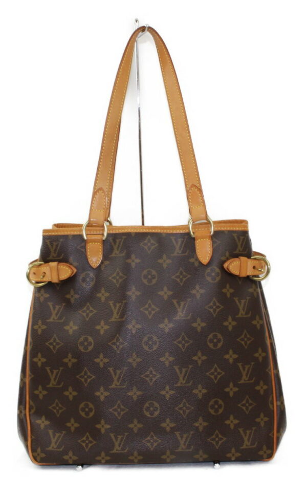 imgrc0073688162 Louis Vuitton Batignolles Vertical Tote Bag Monogram Brown Beige