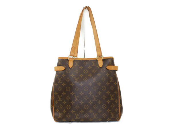 imgrc0073688163 Louis Vuitton Batignolles Vertical Tote Bag Monogram Brown Beige