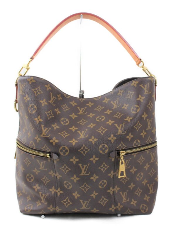 imgrc0073688174 Louis Vuitton Merry Shoulder Bag Monogram Brown Beige