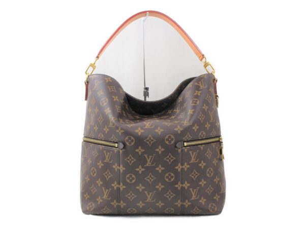 imgrc0073688175 Louis Vuitton Merry Shoulder Bag Monogram Brown Beige