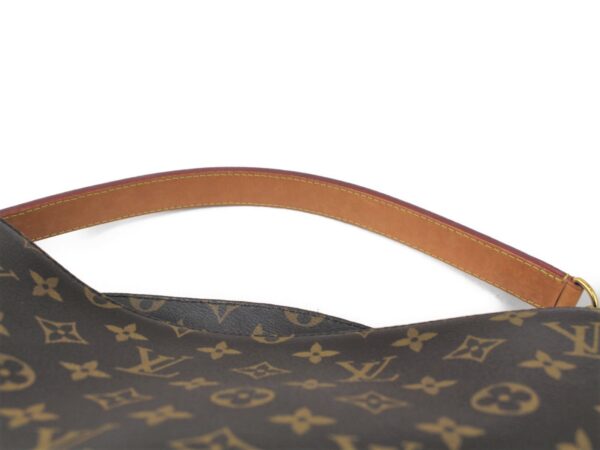 imgrc0073688180 Louis Vuitton Merry Shoulder Bag Monogram Brown Beige