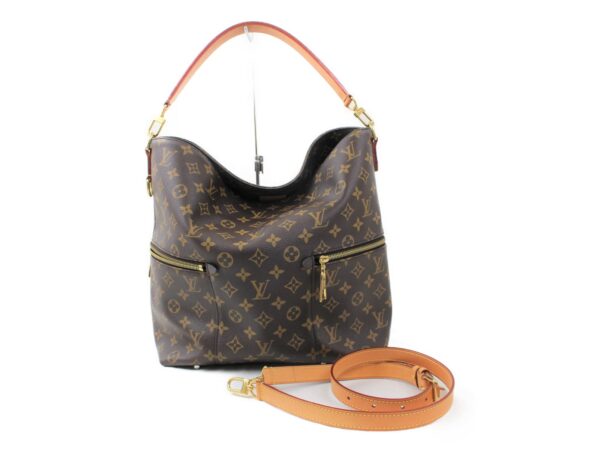 imgrc0073688185 Louis Vuitton Merry Shoulder Bag Monogram Brown Beige