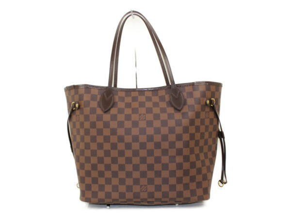 imgrc0073754532 Louis Vuitton Neverfull MM Tote Bag Damier Ebene Brown