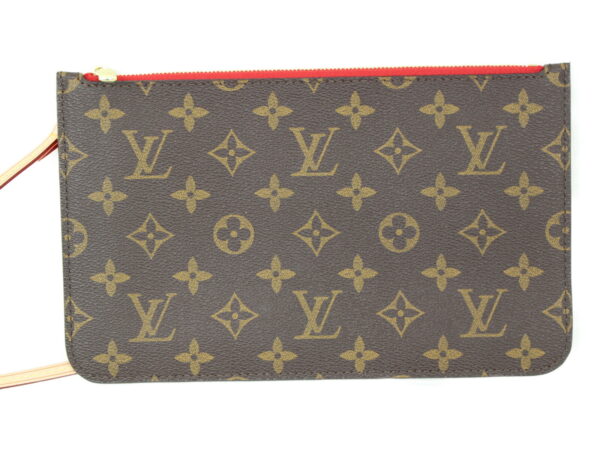 imgrc0073758267 Louis Vuitton Neverfull MM Tote Bag Monogram Brown Sleeves