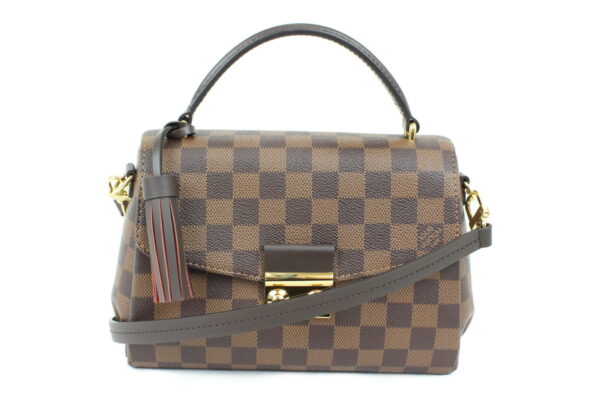 imgrc0073789823 Louis Vuitton Croisette Compact Shoulder Bag Damier Ebene