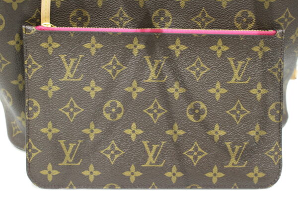 imgrc0073817680 Louis Vuitton Neverfull MM Tote Bag Monogram Brown Beige Pivoine