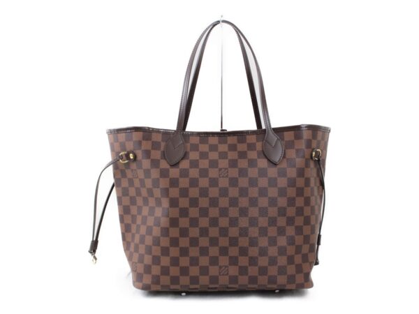 imgrc0073828444 Louis Vuitton Neverfull MM Tote Bag Damier Ebene Brown