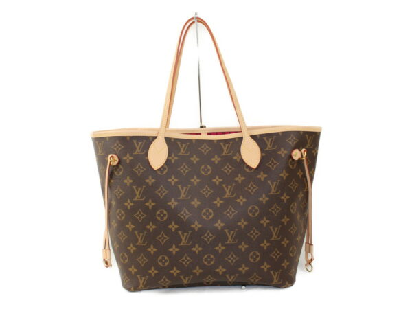 imgrc0073841581 Louis Vuitton Neverfull MM Tote Bag Monogram Brown Pivoine