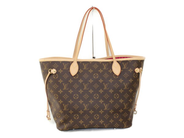 imgrc0073841582 Louis Vuitton Neverfull MM Tote Bag Monogram Brown Pivoine