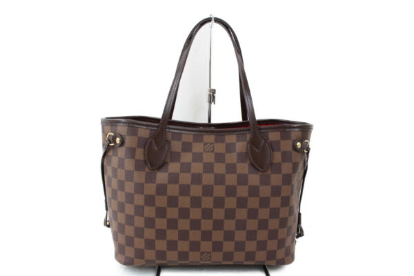 imgrc0073866943 Louis Vuitton Neverfull PM Tote Bag Damier Azur Brown