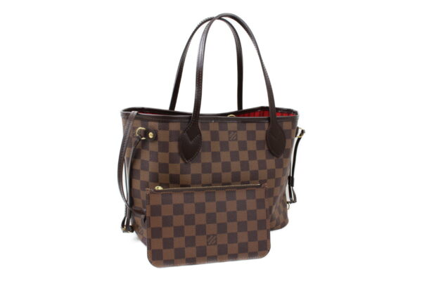 imgrc0073866951 Louis Vuitton Neverfull PM Tote Bag Damier Azur Brown