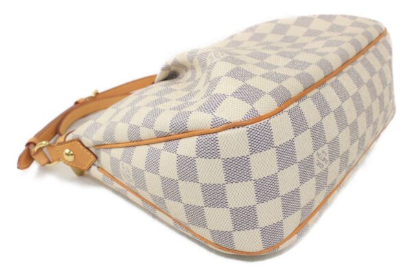 imgrc0073891940 Louis Vuitton Syracuse Pm Shoulder Bag Damier Azur White