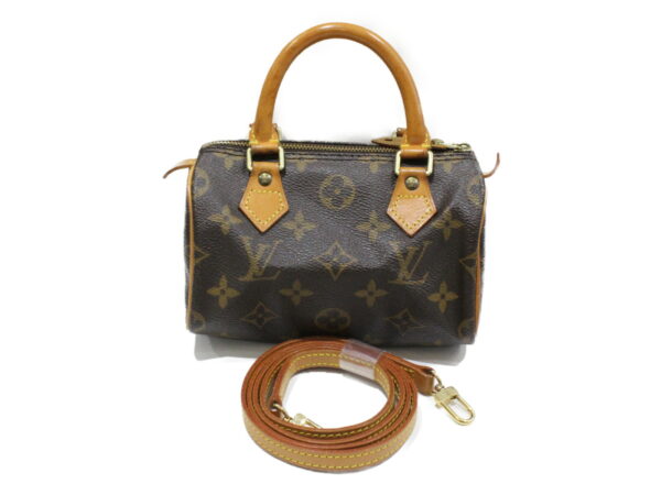 imgrc0074010270 Louis Vuitton Mini Speedy Shoulder Bag Monogram Brown