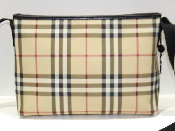 imgrc0074025474 Burberry Plaid Messenger Bag Beige Black