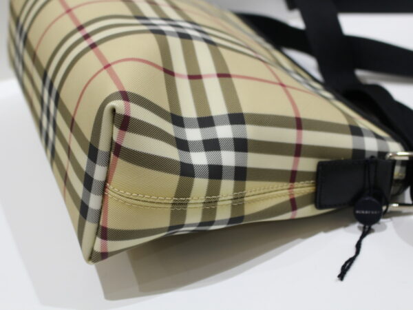 imgrc0074025475 Burberry Plaid Messenger Bag Beige Black