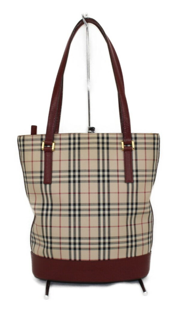 imgrc0074025482 Burberry Plaid Tote Bag Beige Red