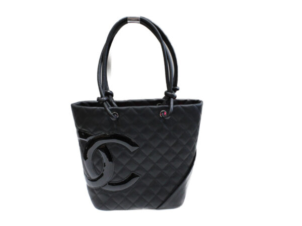 imgrc0074026053 Chanel Cambon Line Small Tote Bag Black