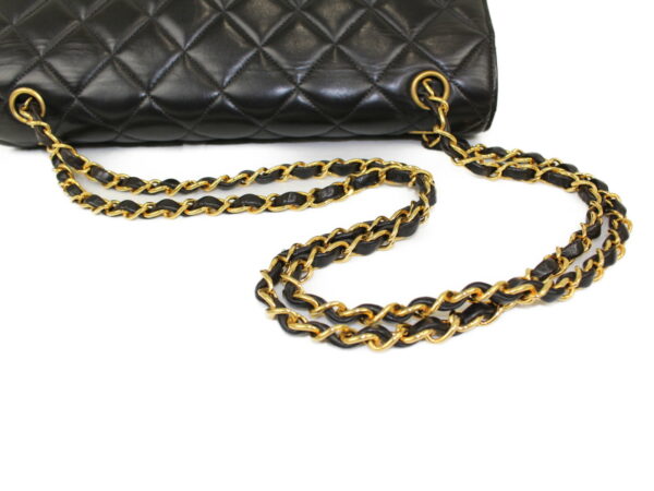 imgrc0074170497 Chanel W Face Chain Shoulder Bag Black