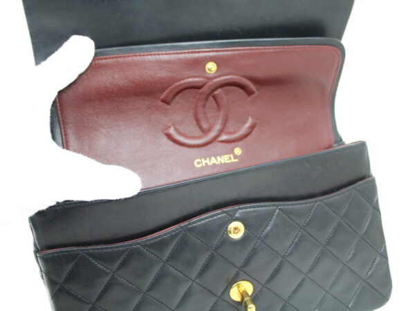 imgrc0074171553 Chanel Chain Shoulder Bag Black Bordeaux